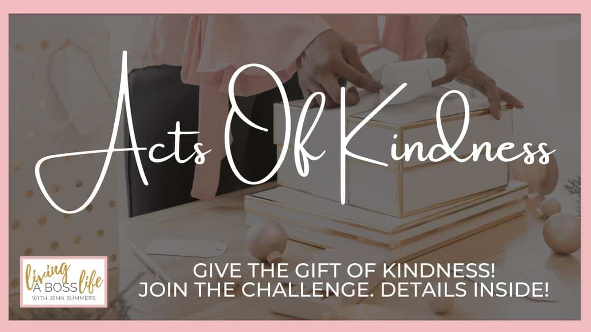 Random Acts of Kindness help bring happiness into the world. They take but a moment to complete yet can make a huge impact. Learn what acts of kindness can do for your emotional mind and the wellbeing of others. Join our 7-Day challenge. Details inside! #ActsOfKindness #ActsOfKindnessBirthdayChallenge #WaveOfLove #Happiness #SelfCare