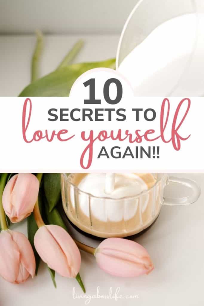 10 secrets to falling in love with yourself...AGAIN! Self-doubt, limiting beliefs and lack of self-confidence can really drag us down. These 10 Secrets can you change your confidence and love yourself again!#SelfLove #SelfCare #SelfDoubt #LimitingBeliefs #Confidence #SelfConfidence #FallInLoveWithYourself #Affirmations #Gratitude #Happiness #Empowerment #PositiveThinking #PositiveMentalHealth #PersonalDevelopment
