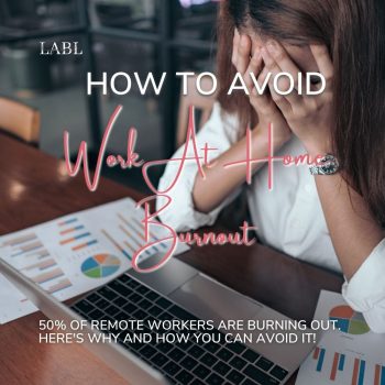 How to avoid work from home burnout with 7 tips to help you define work from home life. 50% of the remote workforce is facing burnout like never before. #Burnout #WorkAtHomeBurnOut #EntrepreneurBalance