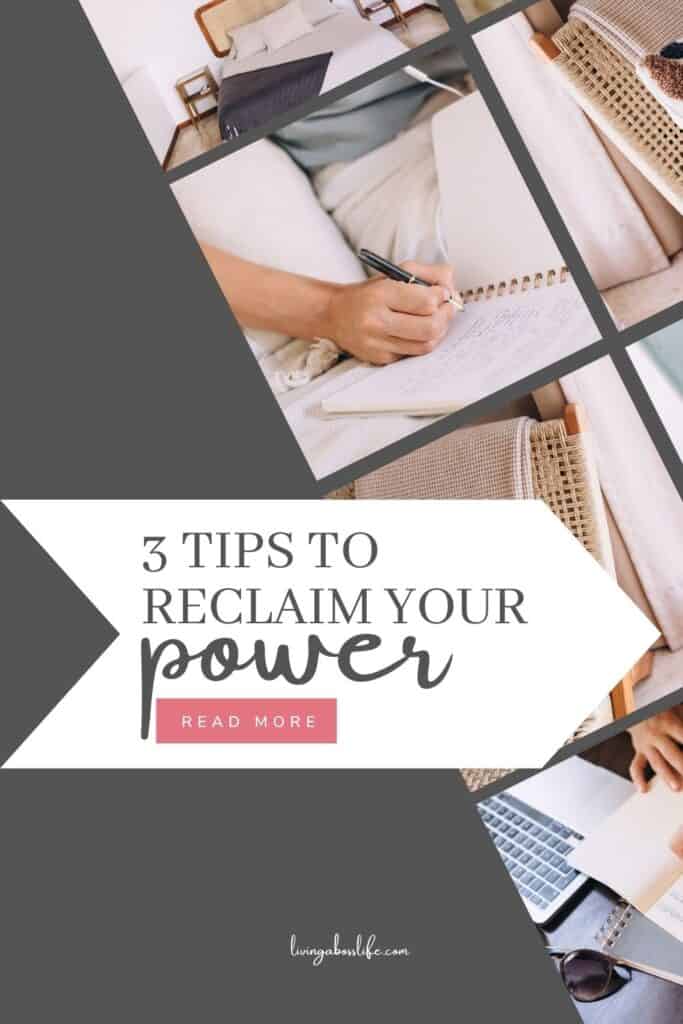These 3 Simple Tips To Reclaiming Your Power can help you get a jump start on your personal development and growth! They all work together as well and can help you to balance your wheel of life as you make progress. 
