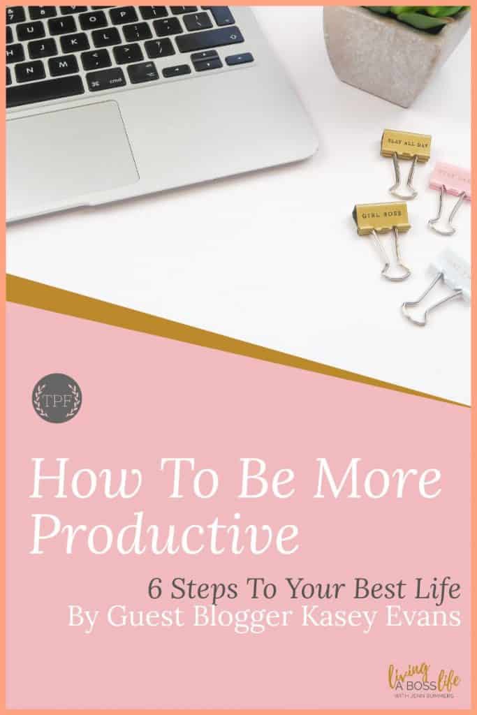 That Productive Feeling is a blog with greta tips and tricks to managing time and learning the the keys to productivity.Thank you Kasey Evans for guest blogging on livingabosslife.com