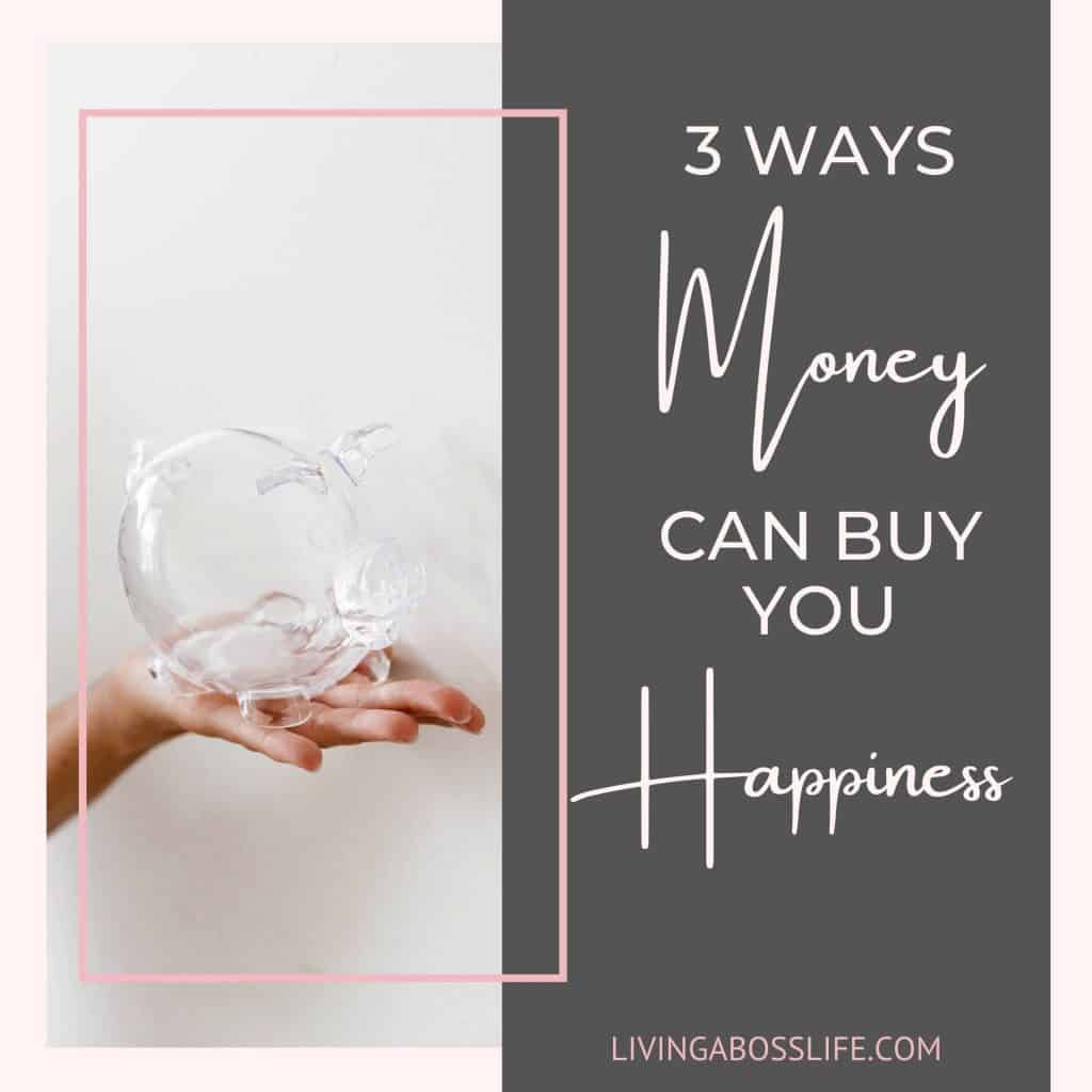 3 ways money CAN buy you happiness! Let's fix your money mindset by eliminating this long time limiting belief. Grab our free money mindset workbook with my favourite strategies inside!