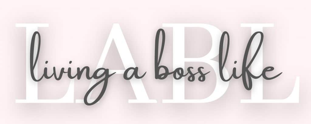 Living A Boss Life Empowering Positive Mental Health& Personal Development Logo Header